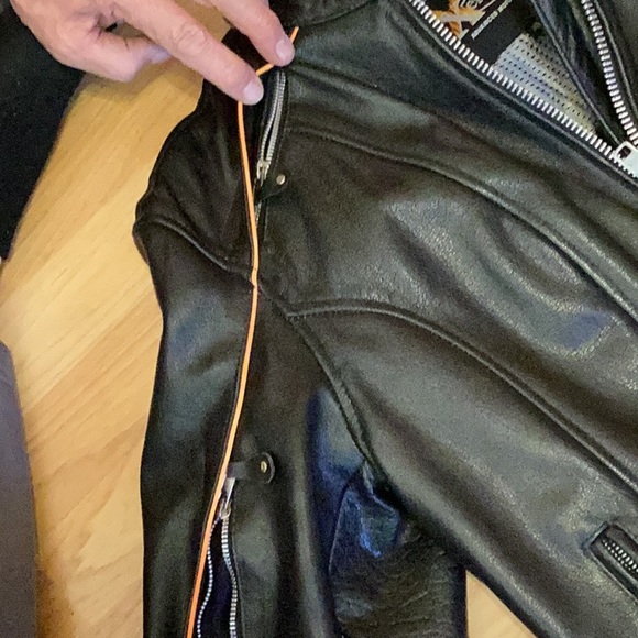 Leather Motorcycle Riding Jacket - Picture 4 of 5